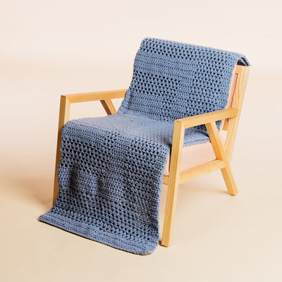 CROCHET PATTERN DOWNLOAD - Bernat Forever Fleece Simple Framed Crochet Blanket