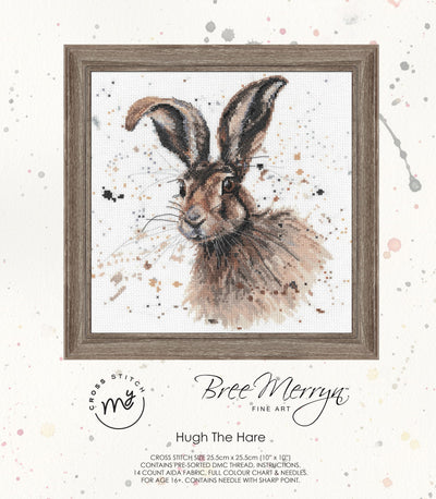 Bree Merryn - Counted Cross Stitch Kit - Hugh The Hare