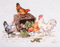 Rural England Counted Cross Stitch Kit - In The Yard