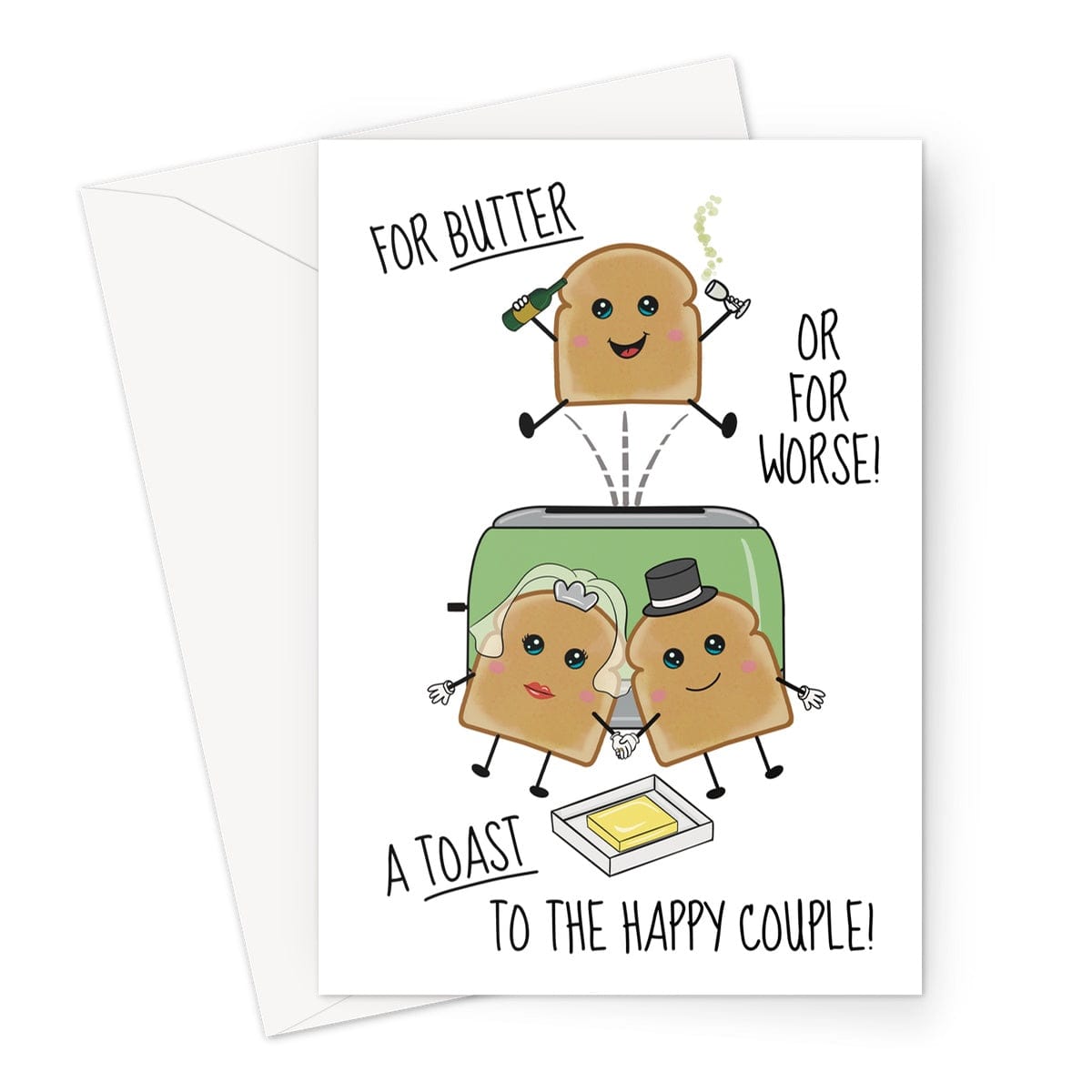 Funny Wedding Toast Congratulations Card – Cupsie's Creations