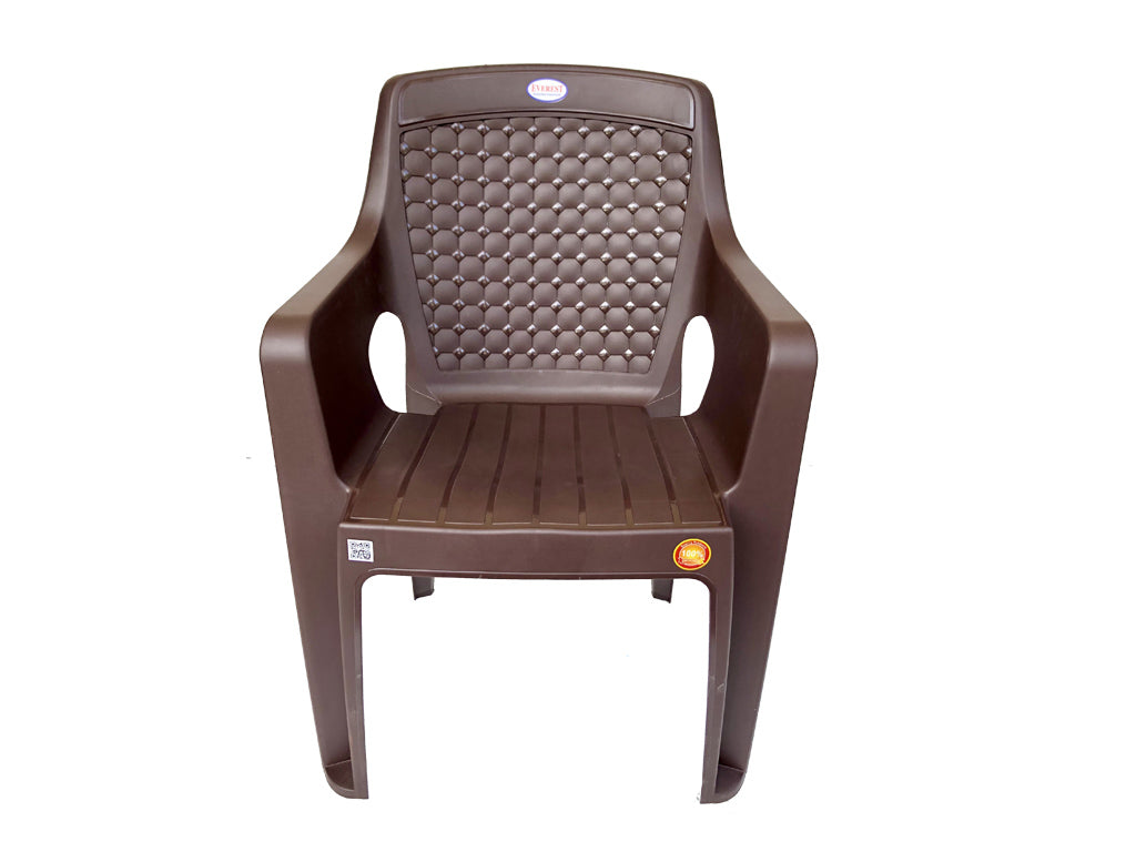 plastic chair brown colour