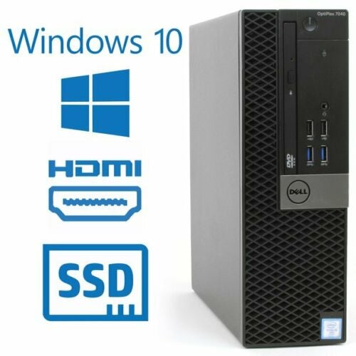 Dell OptiPlex 7040 SFF Intel i7-6700 3.40GHz 16GB DDR4 RAM 2TB M.2 SSD  (Renewed)