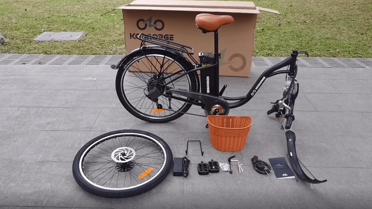 How to Install the Front Wheel C6 Electric Bike