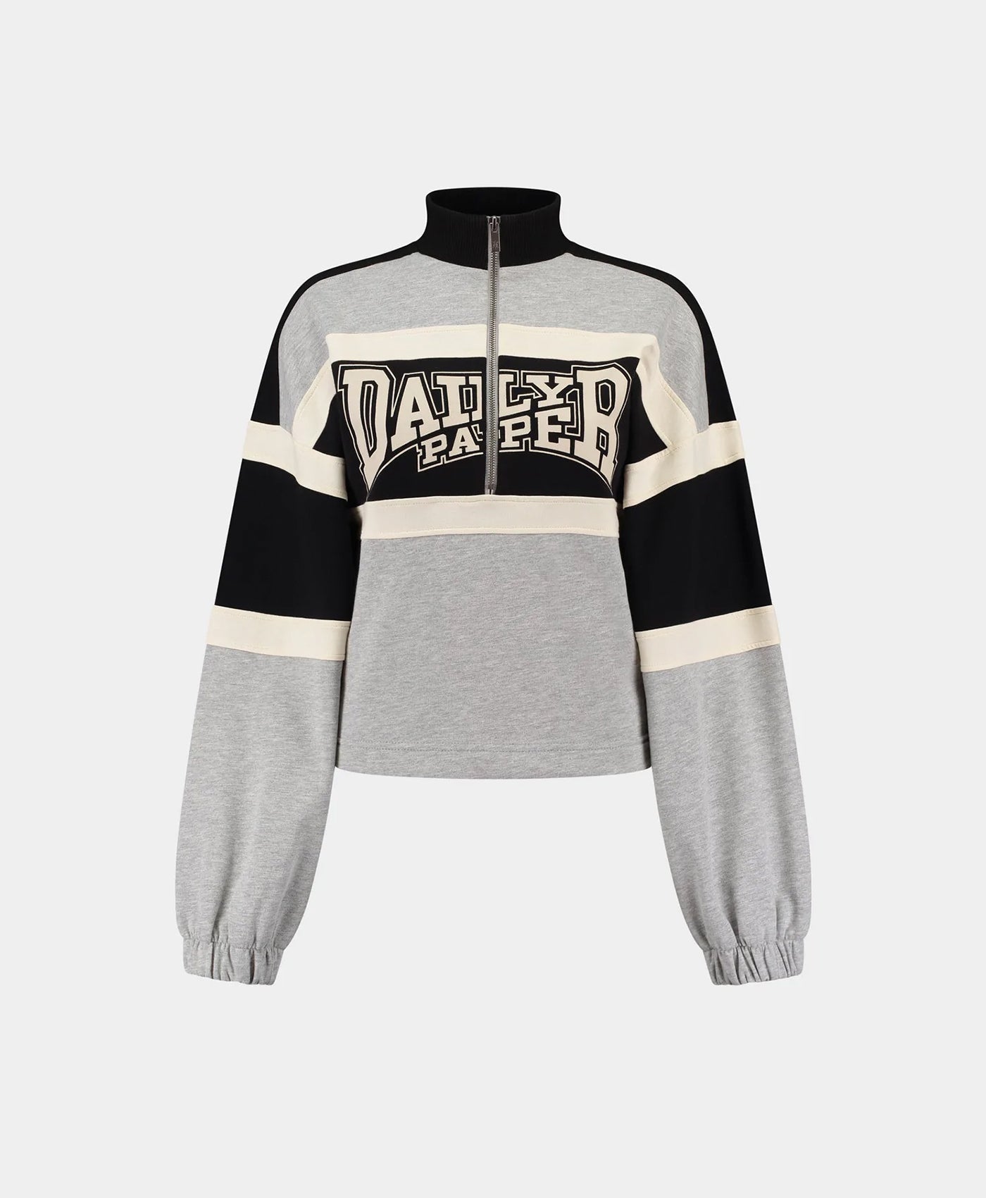 DP - Overcast Beige Black Grey Melange Nafisi Sweater - Packshot - Front