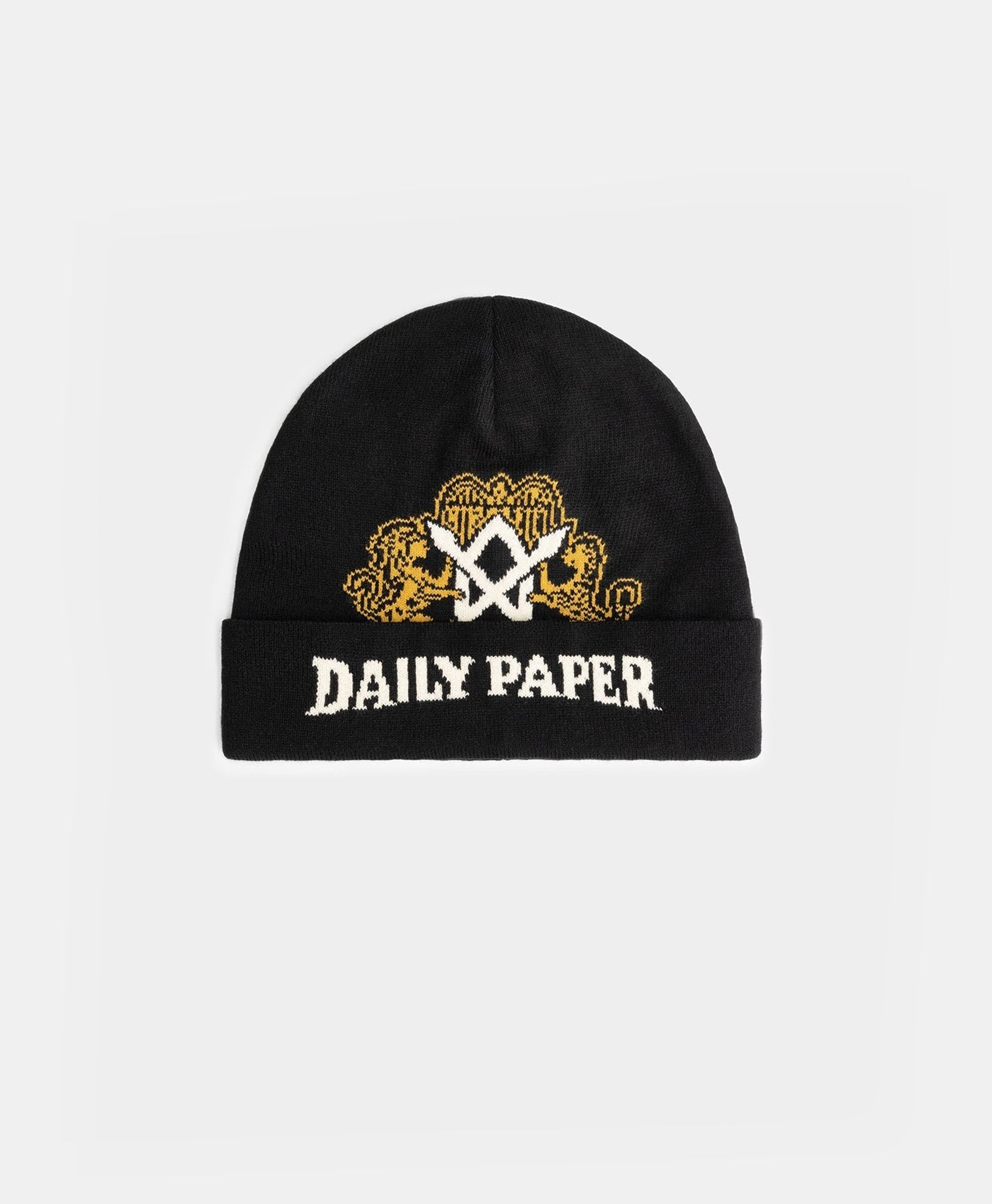 DP - Black Neno Beanie - Packshot - Front