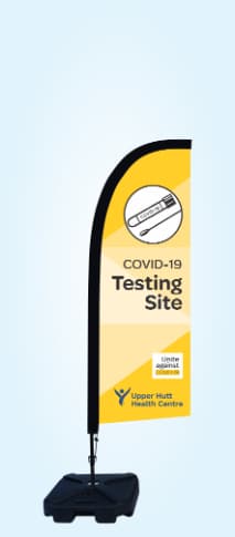 buy covid19 test site flag