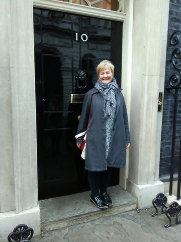 Karen Wanless from Zamsoe visits No 10 Downing Street.