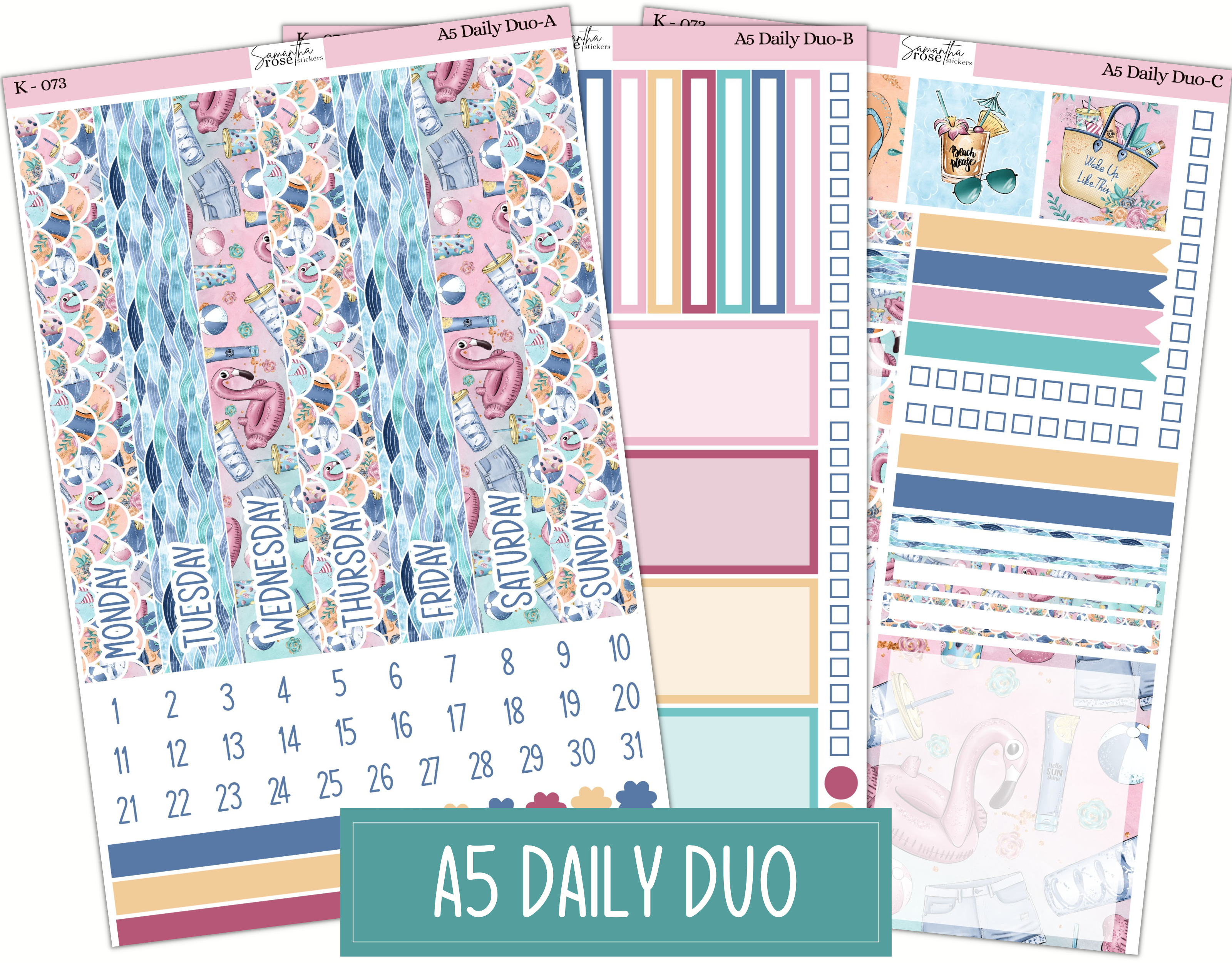 Kit 52 Daily Duo Date Covers