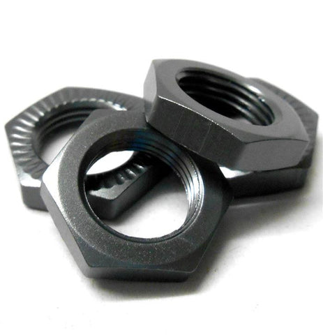T10064NUT 1/8 RC Buggy M17 17mm Alloy Wheel Nuts Only Nut Titanium Grey x 4