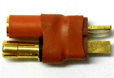 C0026 RC Connector Male T-Plug to 5.5mm Male Female Banana Plug Adaptor Adapter