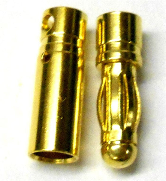 C0401 Rc Connector 4mm 40mm Gold Plated Male And Female Bullet Banana Blacksmithproducts 