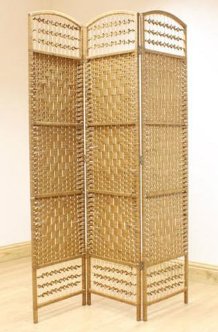 3 Wicker Room Divider