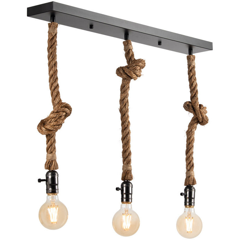 stropdas Pretentieloos Pijnstiller Industrial ceiling rope lamp – Touwlampshop
