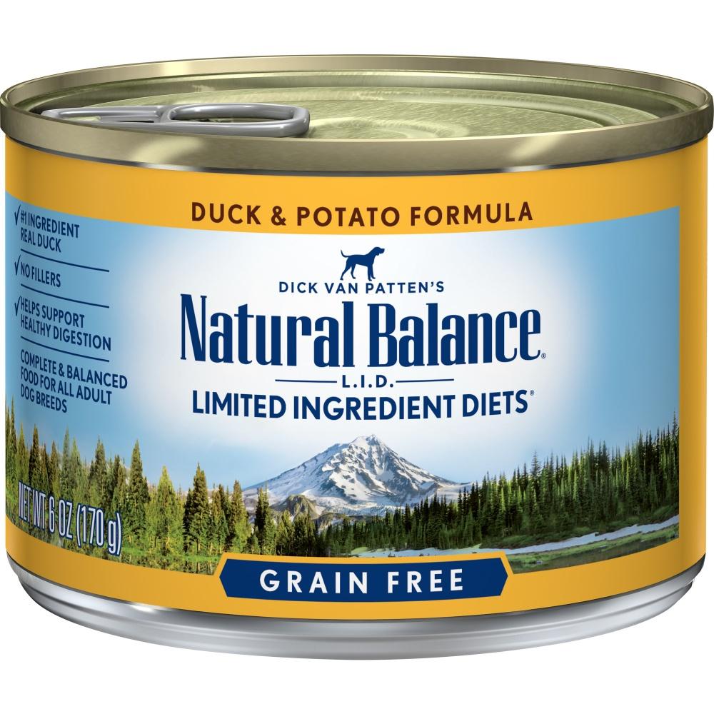 natural balance duck and potato can