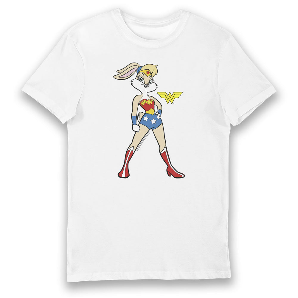 Looney Tunes & DC Comics Lola Bunny Wonder Adults T-Shirt