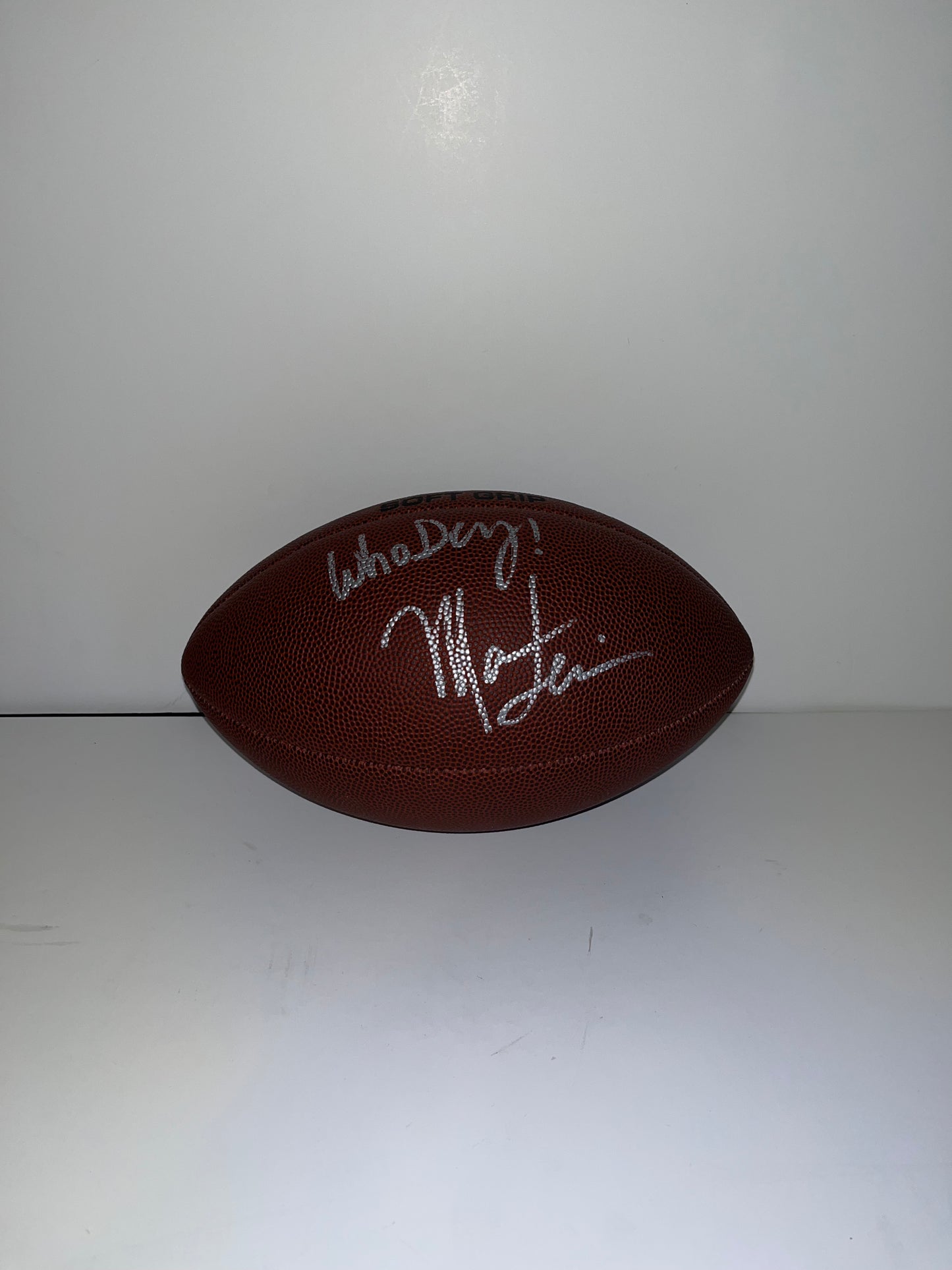 SIGNED Marvin Lewis NFL Football - CEI Sports COA