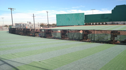 Baseball hitting facility in Las Vegas unique because of the field aspect