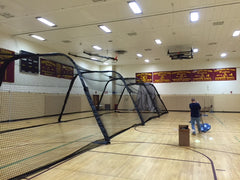 Indoor cage at South Colonie HS NY