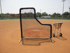 Pro L screen with the batting cage padded sides