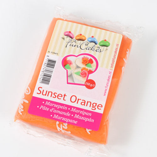 vervoer Omgaan Ambient Marsepein Oranje -Sunset Orange- 250gr. – Cakexclusive