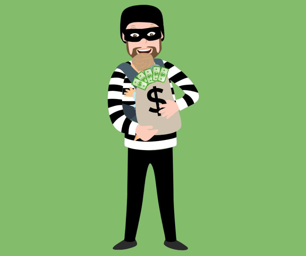 Bank Robber & Loot Bag Costume