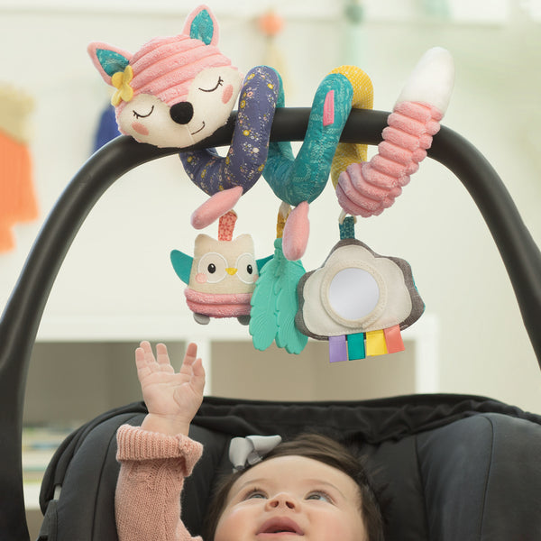 infantino gaga spiral car seat activity toy