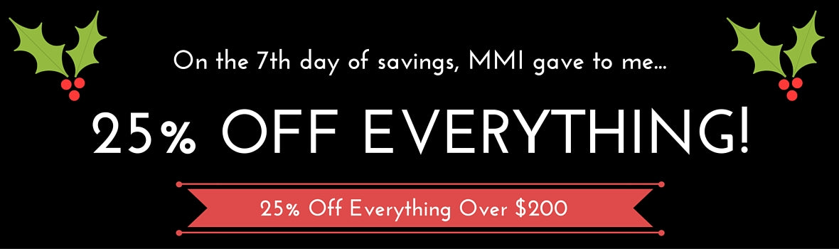 25% Off Everything Today Only!
