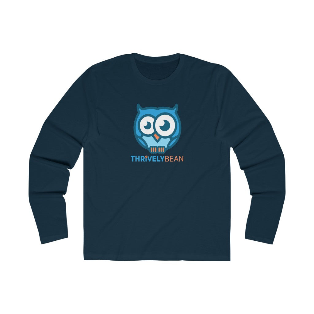 Thrively Bean Men's Long Sleeve Crew Tee - Thrively Bean