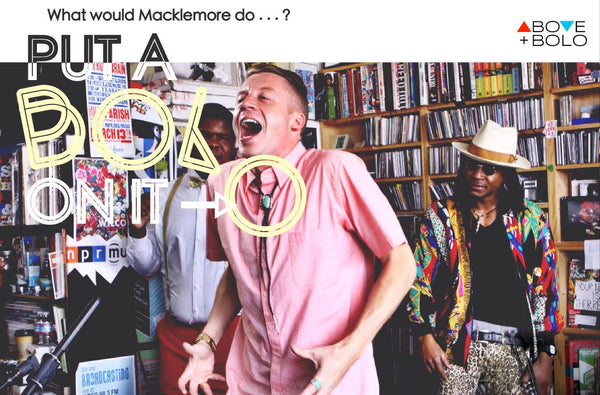 Macklemore Loves His Bolo Ties Above Bolo