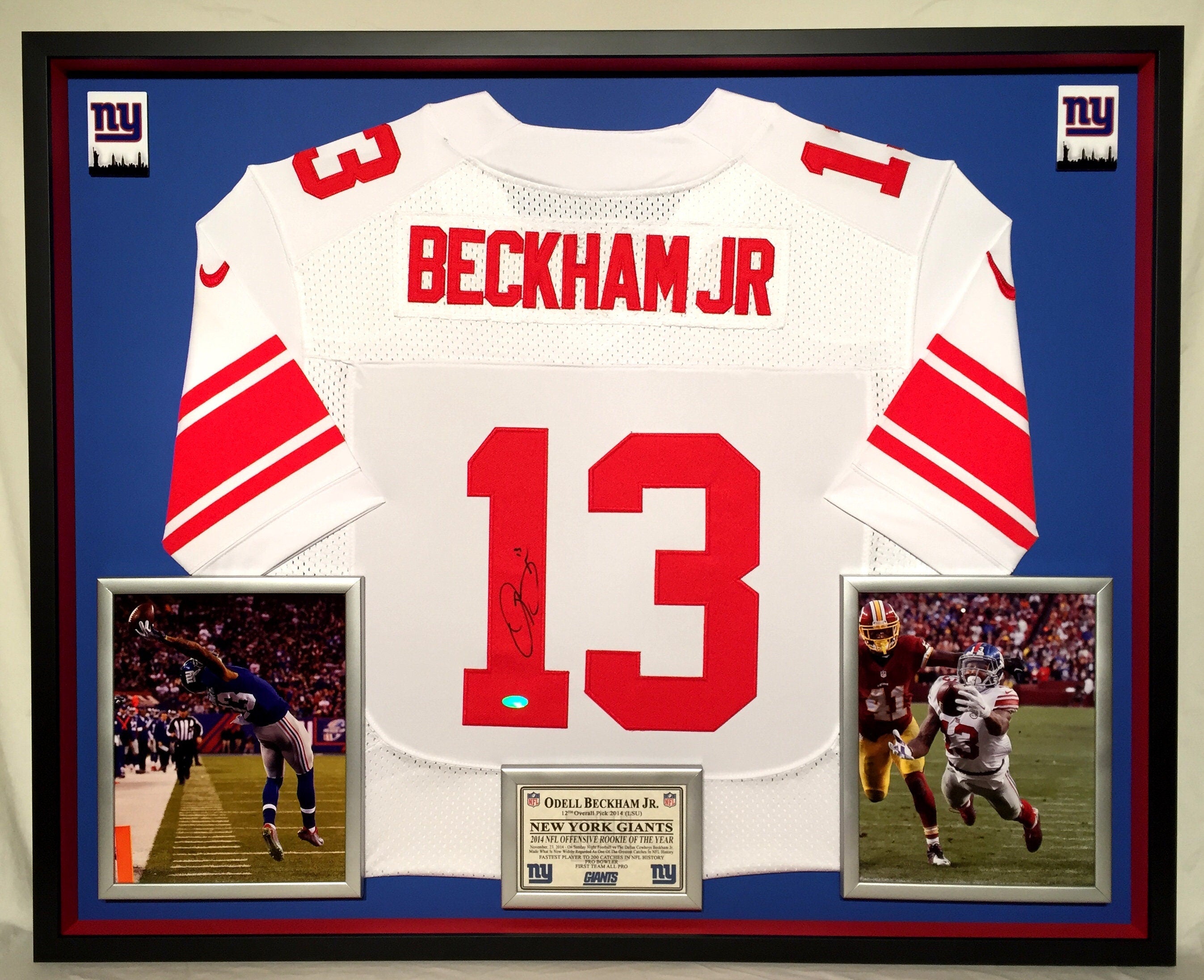 Bleachers Sports Music Framing — Odell Beckham Signed