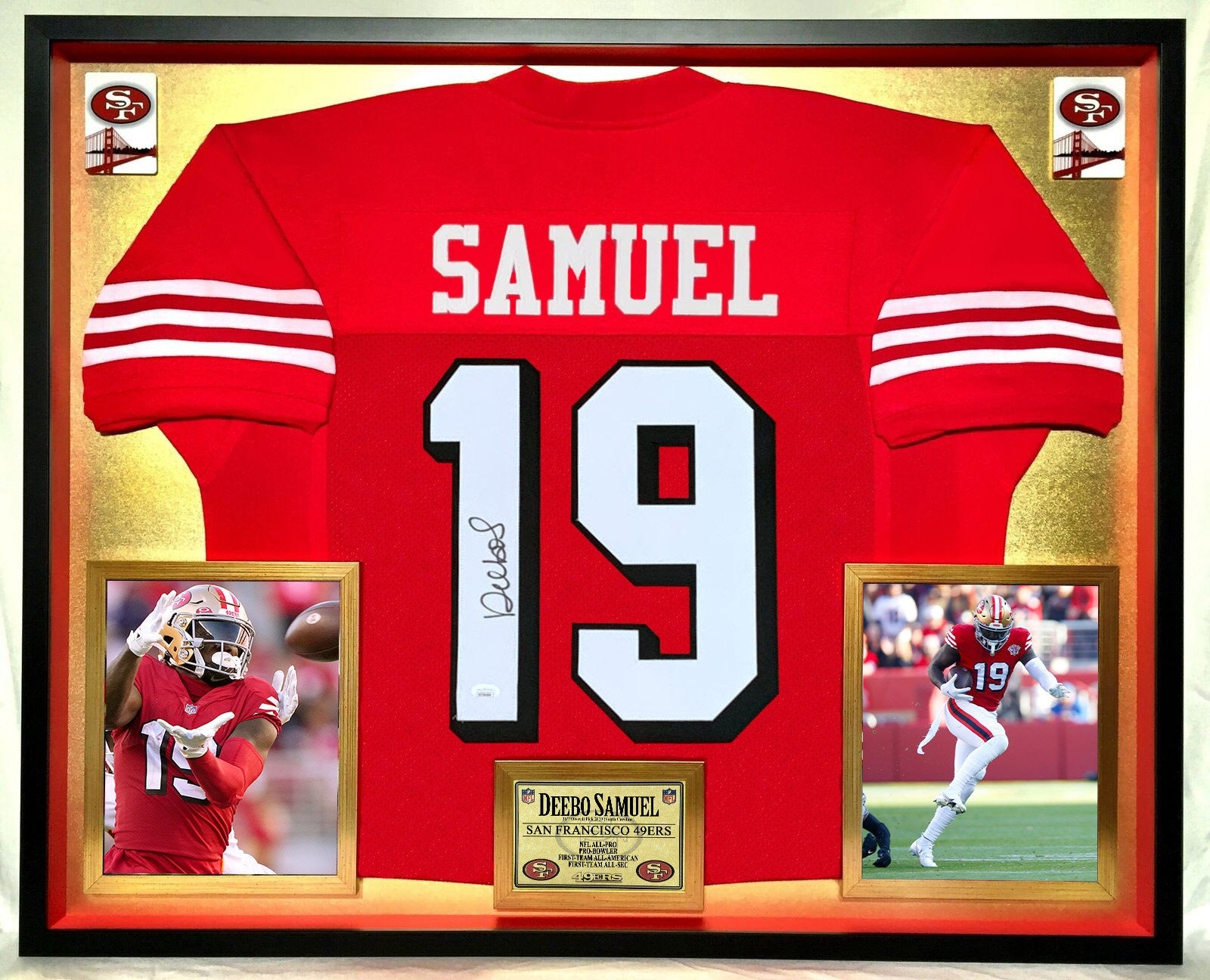 Deebo Samuel Autographed Signed Custom 49ers XL Jersey - BAS Hologram