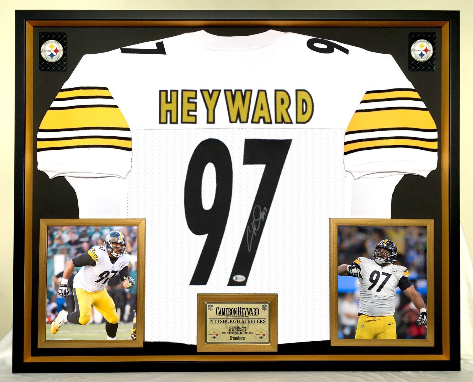 Cameron Heyward Signed Pittsburgh Steelers Jersey (Beckett) 3xPro Bowl  D-Lineman |