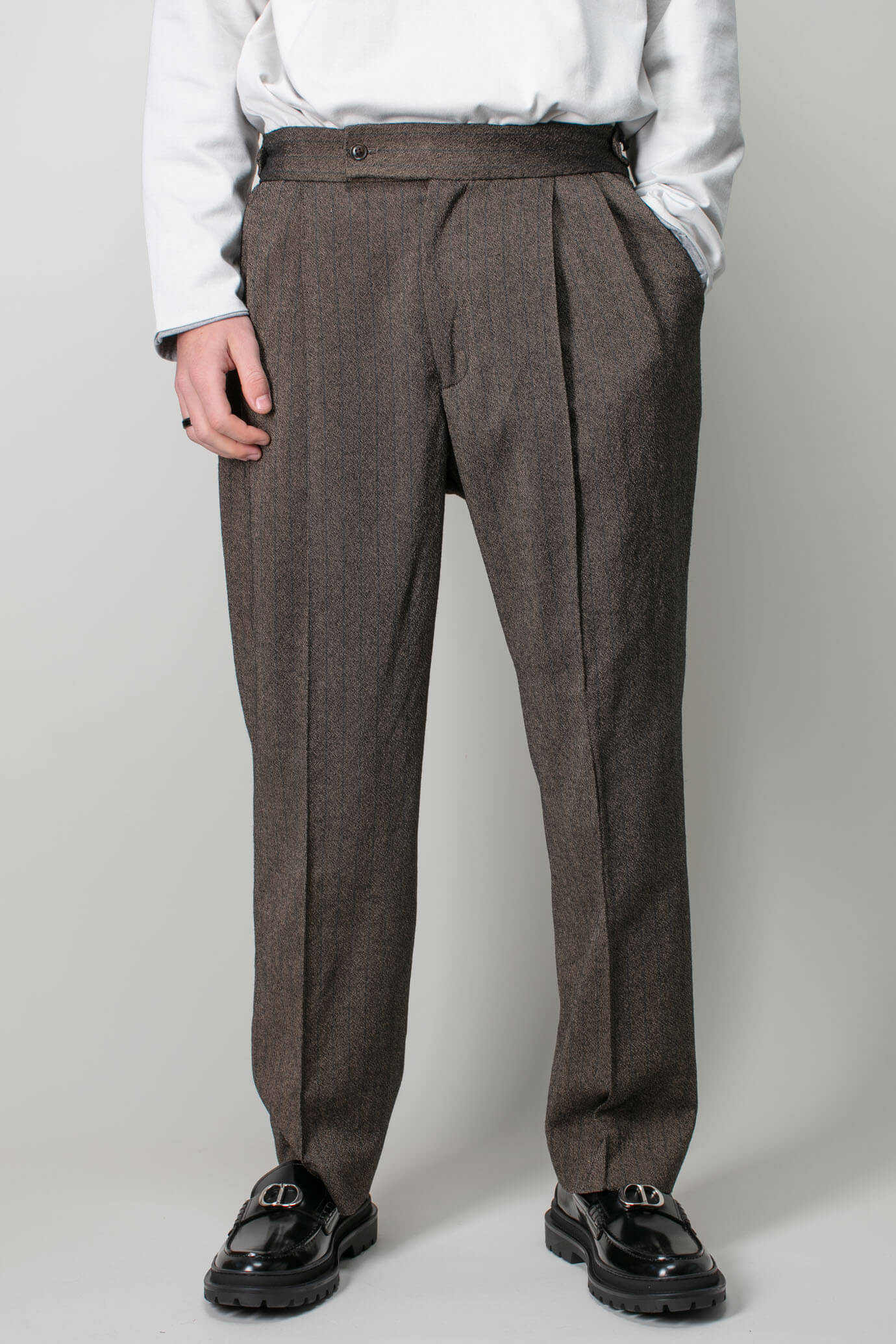 完成品 needles TUCKED SIDE TAB TROUSER 22FW | belapro.com.br