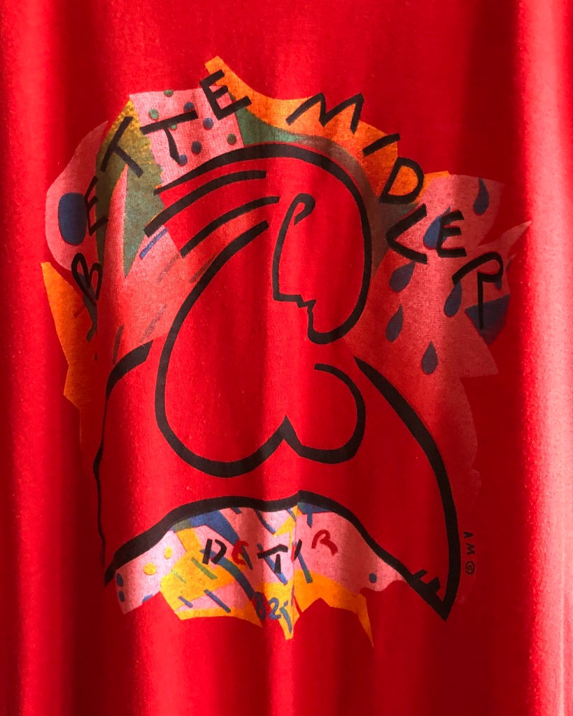 1982 "Bette Midler" T-shirt Made in USA