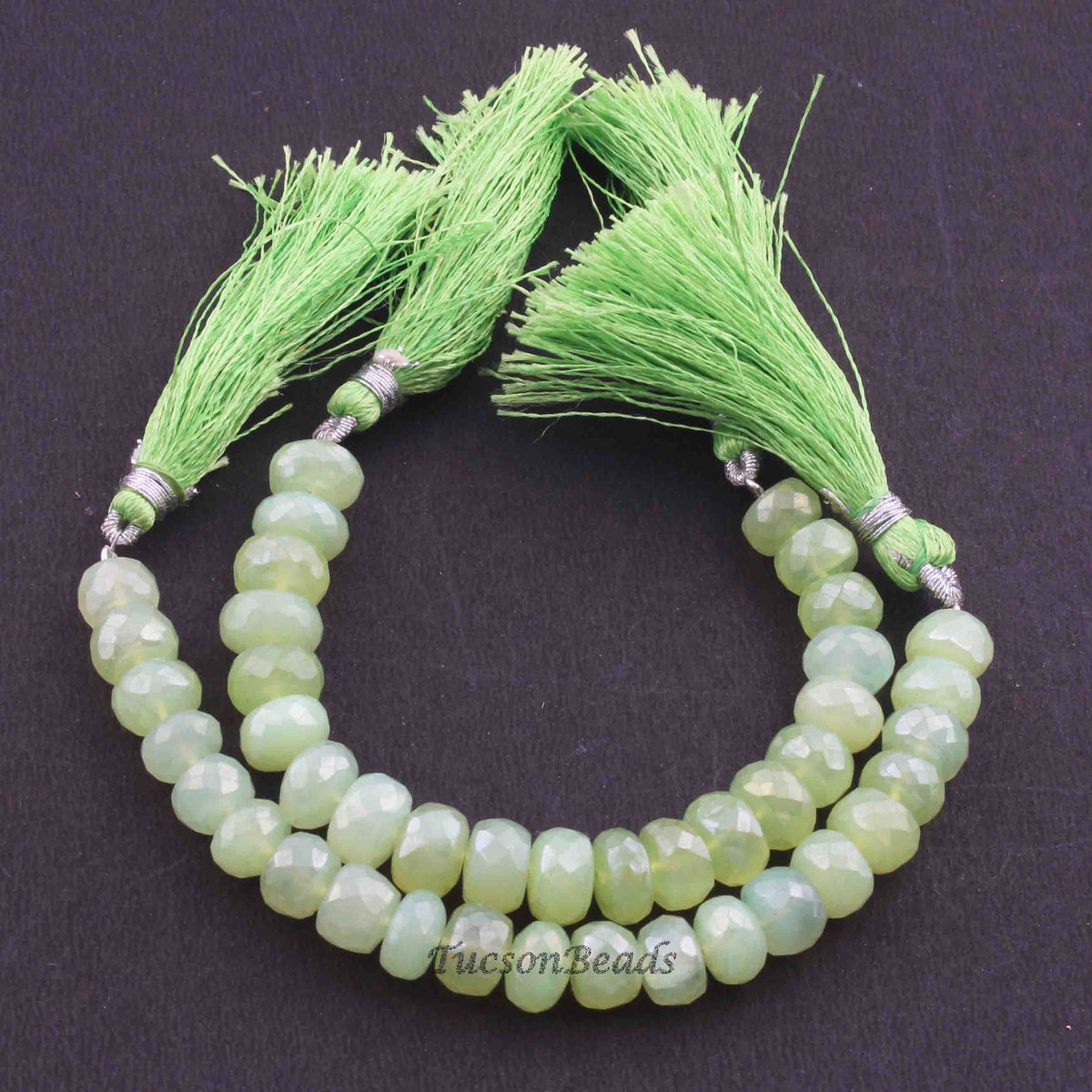 2-3mm Faceted Rondelle Handmade Beads Prehnite Faceted Rondelle Beads Jewelry Making 13 Long Top Quality Natural Prehnite Rondelle Beads