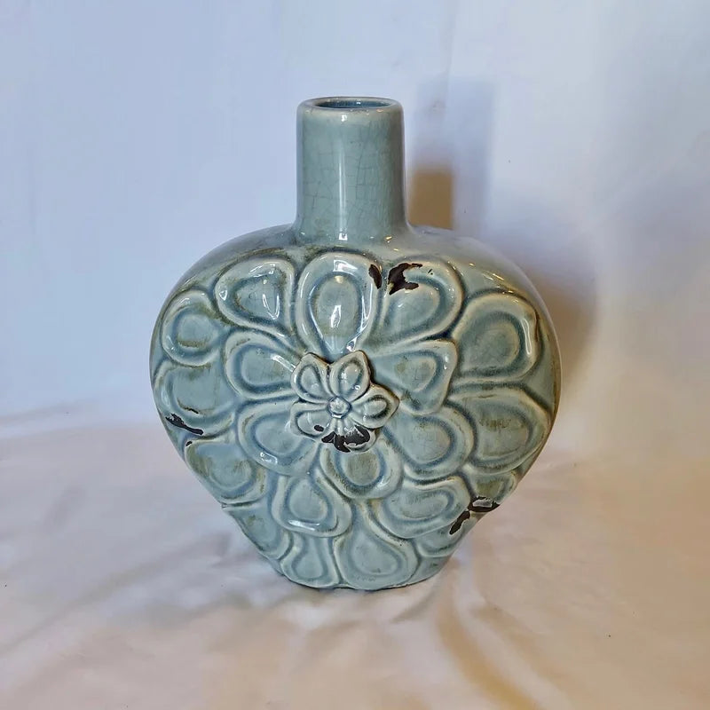 Distressed Flower Vase