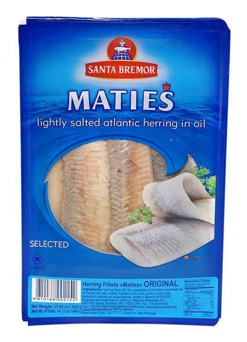 HERRING SANTA BREMOR MATJES 500G