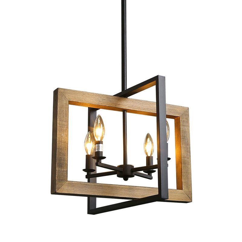 light lantern rectangle chandelier