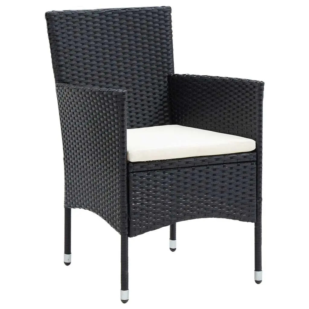 poly rattan dining chairs