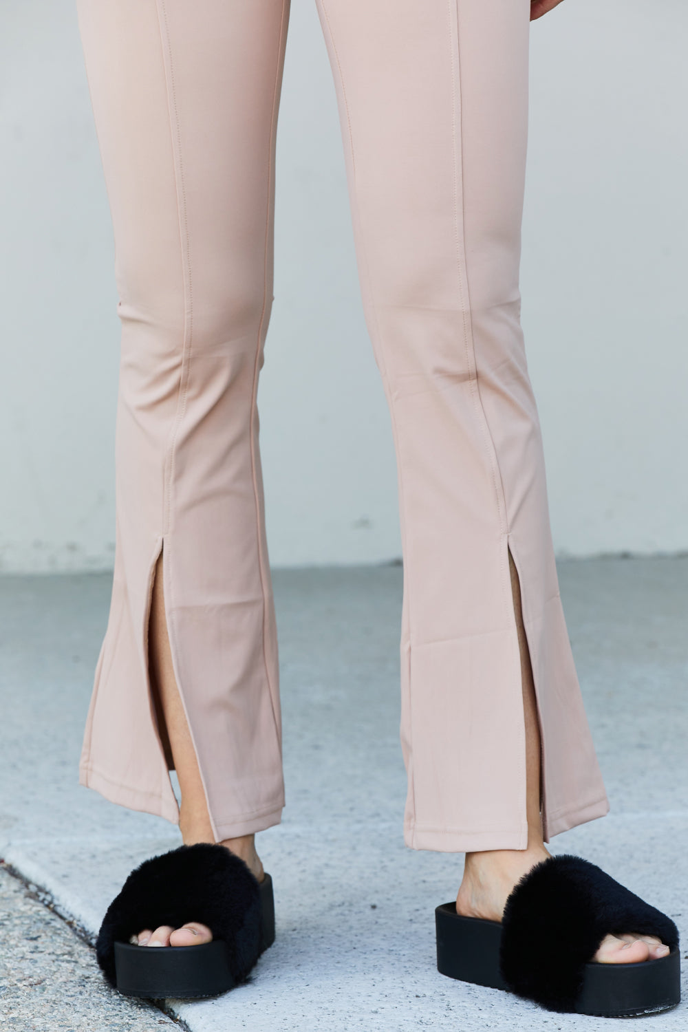 Kimberly C Full Size Slit Flare Leg Pants