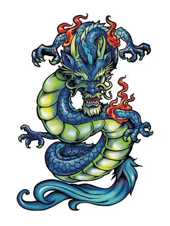 Chinese Dragon Tattoo – Tattoo For A Week