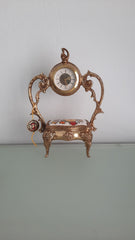 West Germany Antique Style Mantel Clock