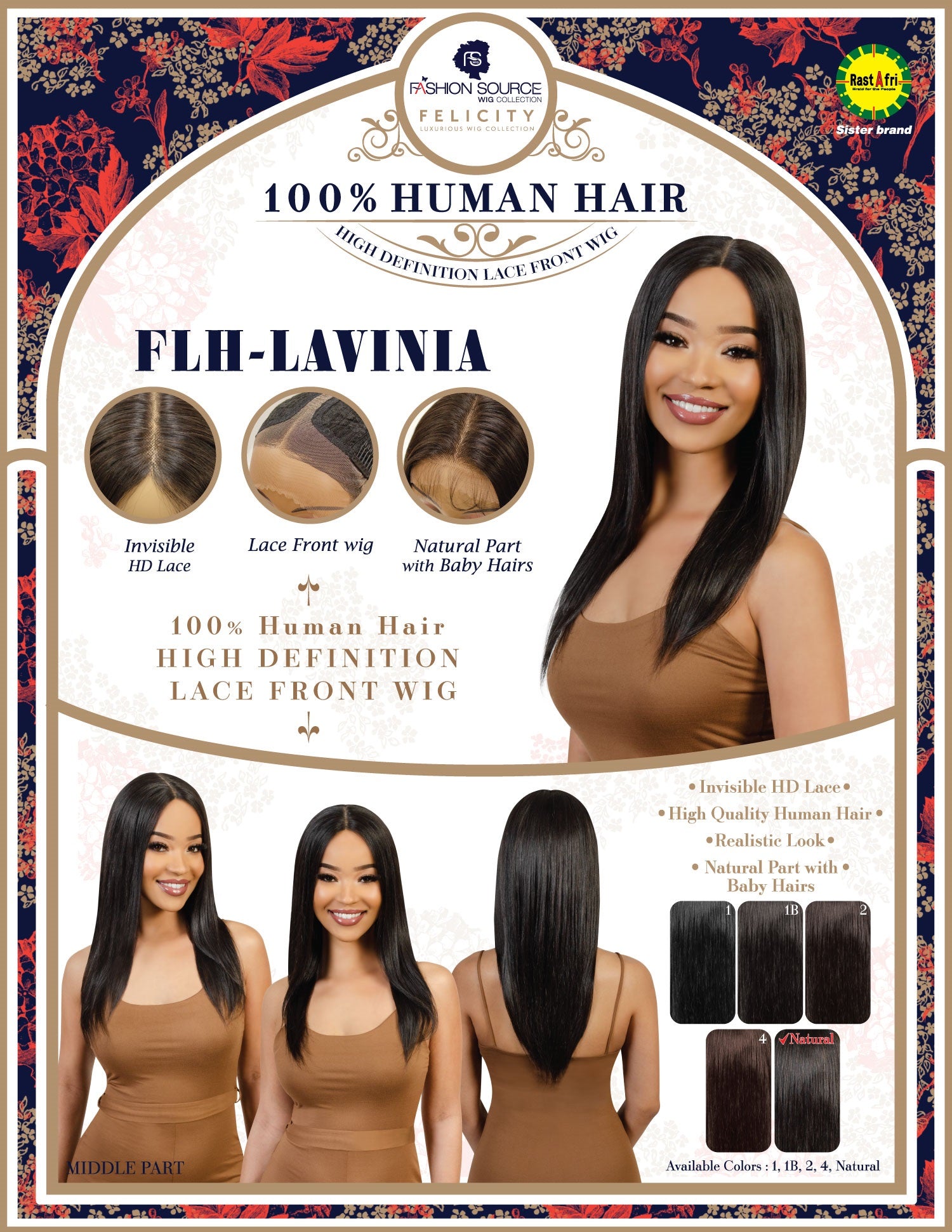 Fashion Source Human Hair HD Lace wig FLH-LAVINIA – Queen Beauty Supply LA