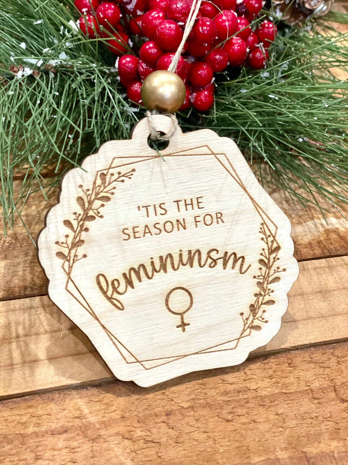 Season for Feminism Ornament