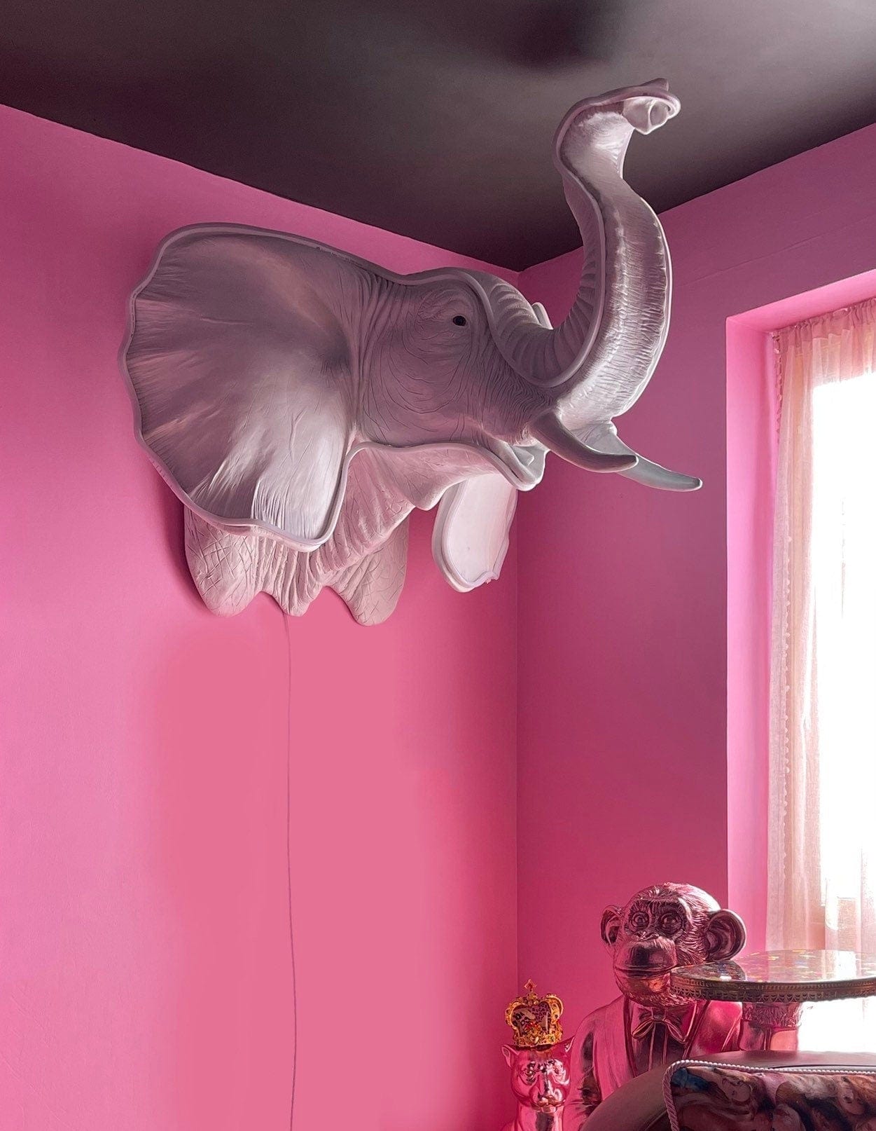 elephant wall sconce