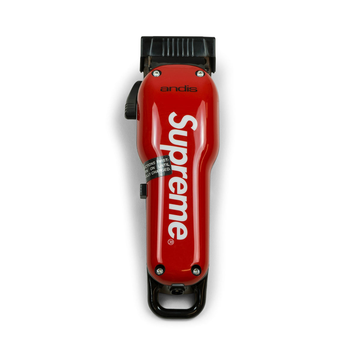 Clipper Grip by Supreme Trimmer Professional Barber Grippers SGR50 Black  & Red