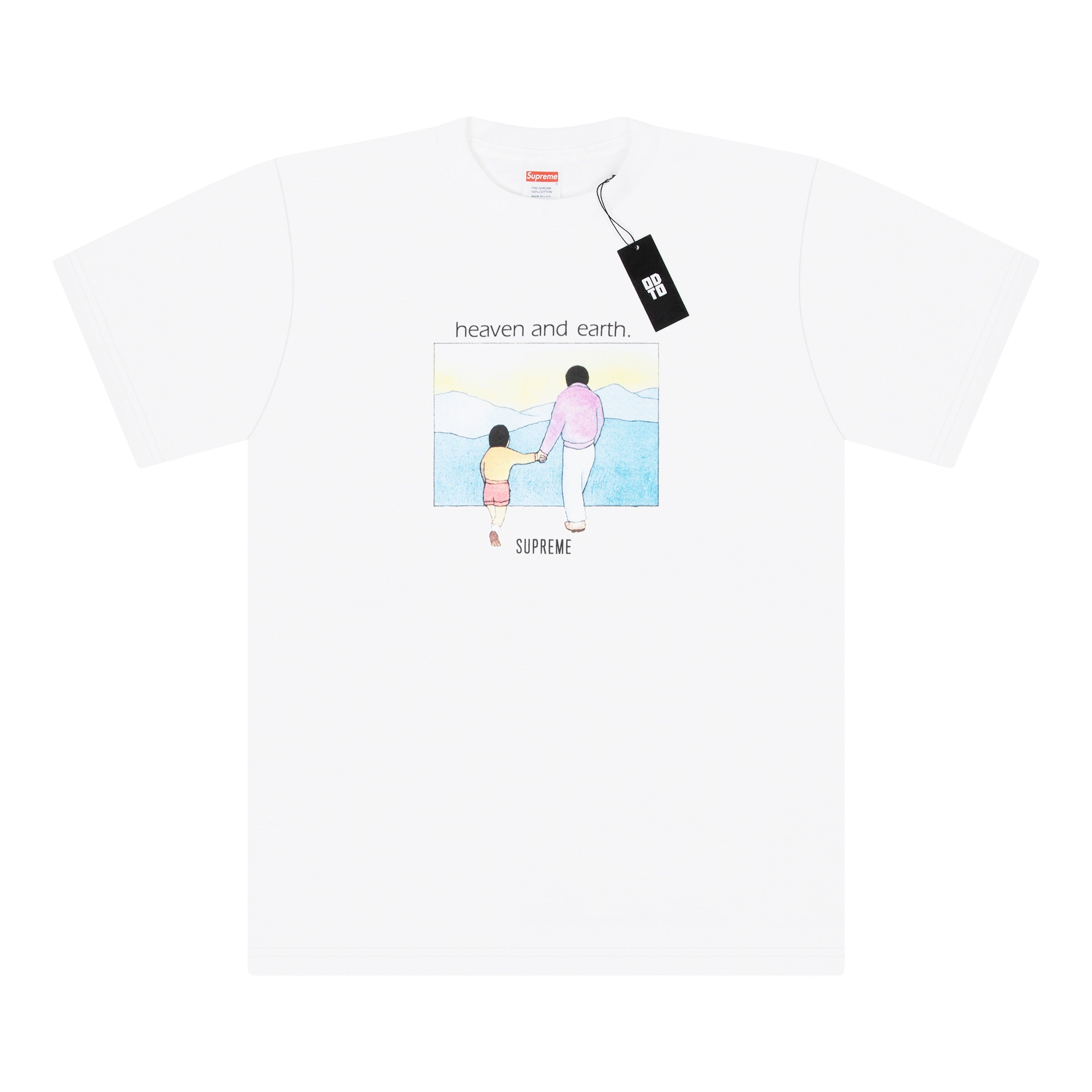 supreme heaven and earth tee 白 - Tシャツ/カットソー(半袖/袖なし)