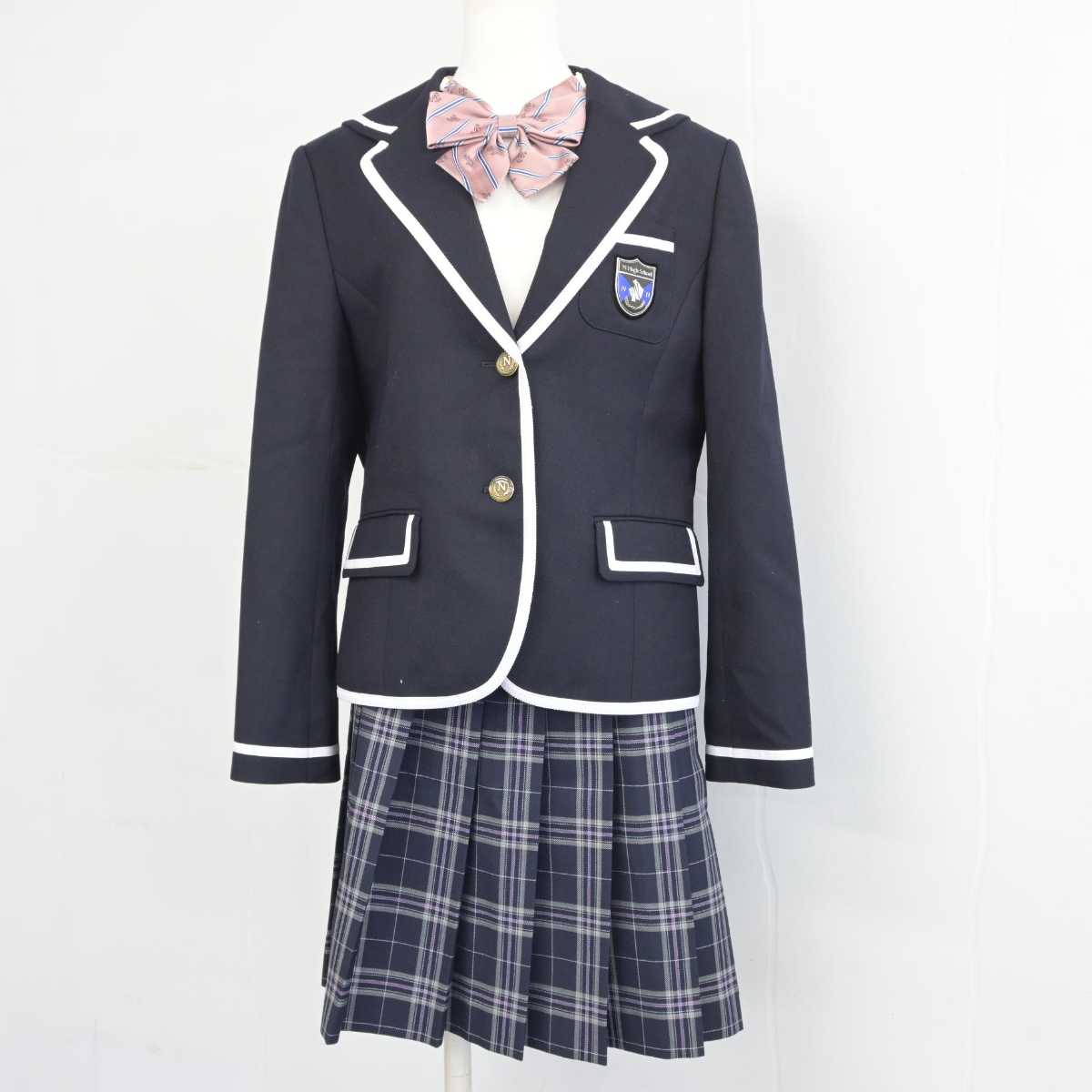 【中古】 角川ドワンゴ学園 N高等学校 女子制服 7点（ブレザー・スカート）sf032815