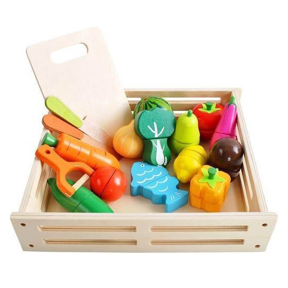 Ariko Speelgoed set Fruit en Groente - 17 delig - Keuken access