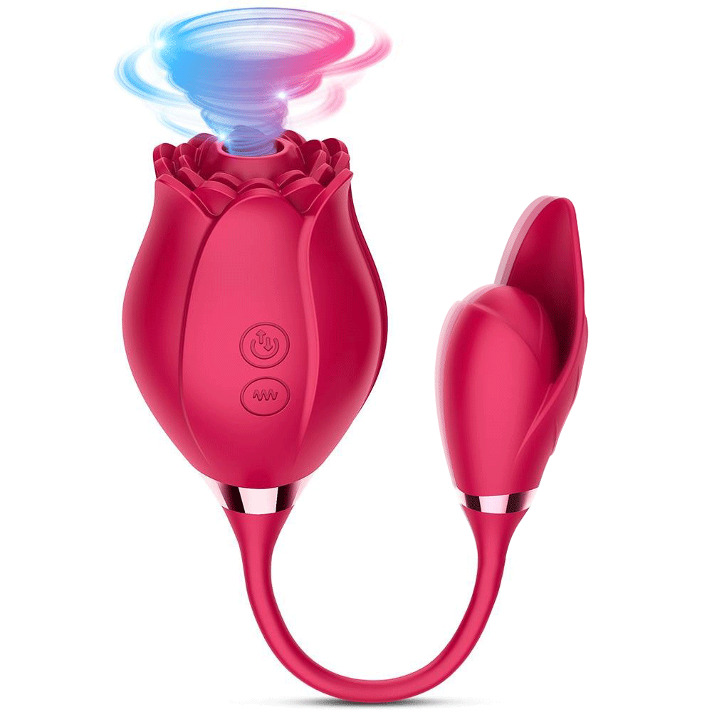 2022 New Rose Vibrator for Advanced Player with powerful vibration and sucking easier orgasm